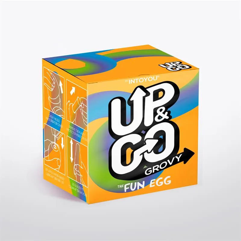 Ovo Masturbador Grovy UP&GO Amarelo — vista 2 de 3