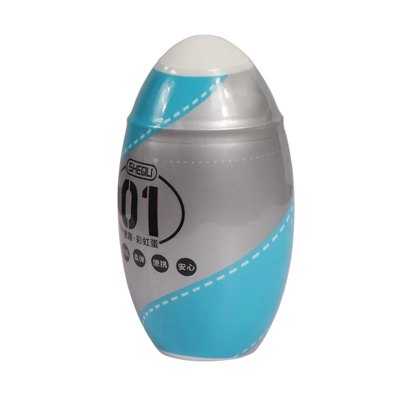 Ovo Masturbador Rainbow Shequ Azul 7 cm — vista 2 de 3