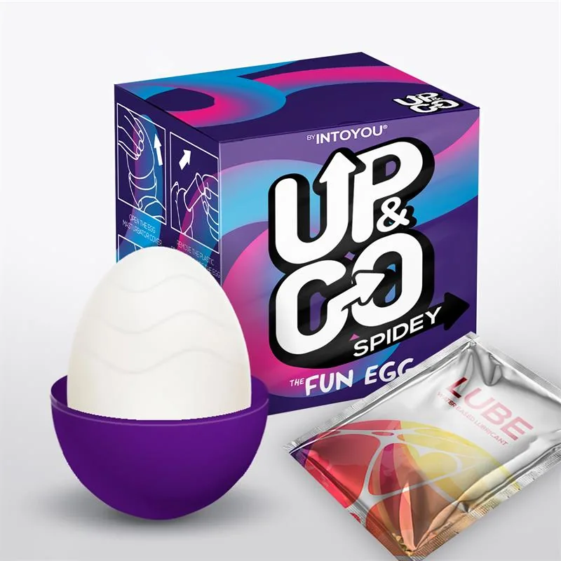 UP&GO Spidey Ovo Masturbador Elástico Roxo