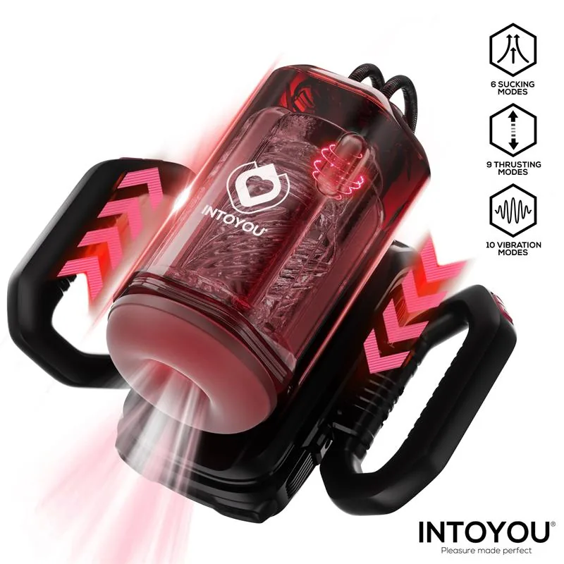 Masturbador Masculino Vexor 3 em 1 Sucção Vaivém e Vibração Intoyou — vista 2 de 3