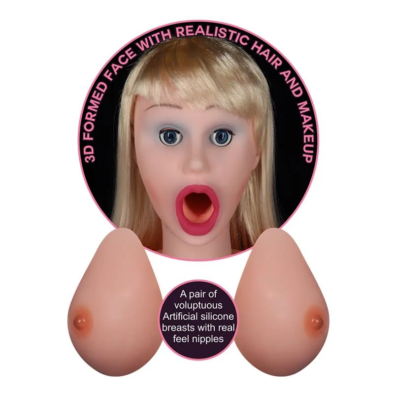 Boneca Insuflável Boobie Super Love Doll Lovetoy — vista 3 de 7
