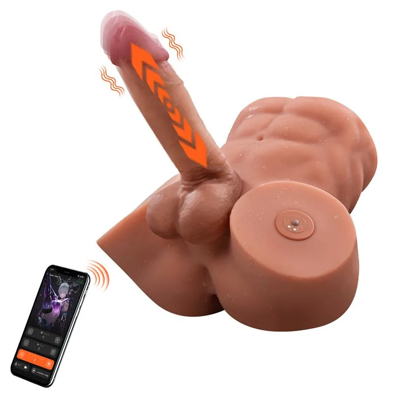 Masturbador Semi-Torso com Vaivém e Dildo Desmontável Gretel Xise 6 kg