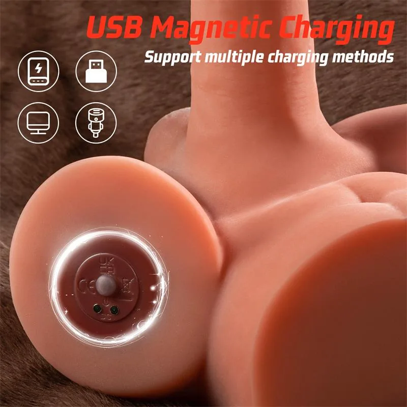 Masturbador Semi-Torso com Vibração, Vaivém e Pénis Zoe Xise 1,3 kg — vista 9 de 15
