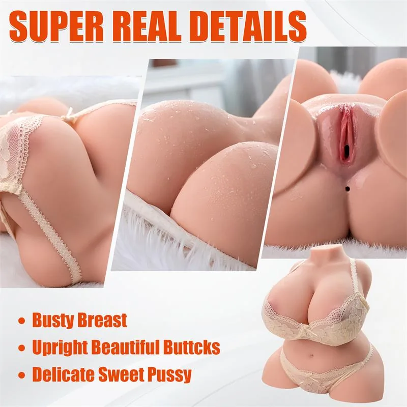 Masturbador Torso com Dupla Entrada Becky Xise 6,92 kg — vista 5 de 11