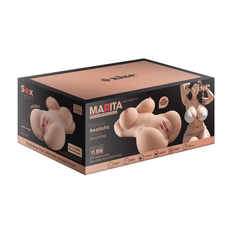 Masturbador Torso com Dupla Entrada Marita Xise 5,4 kg — vista 2 de 14