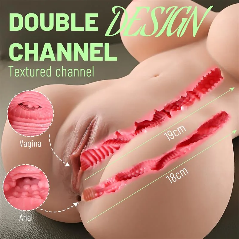 Masturbador Torso com Dupla Entrada Marita Xise 5,4 kg — vista 9 de 14