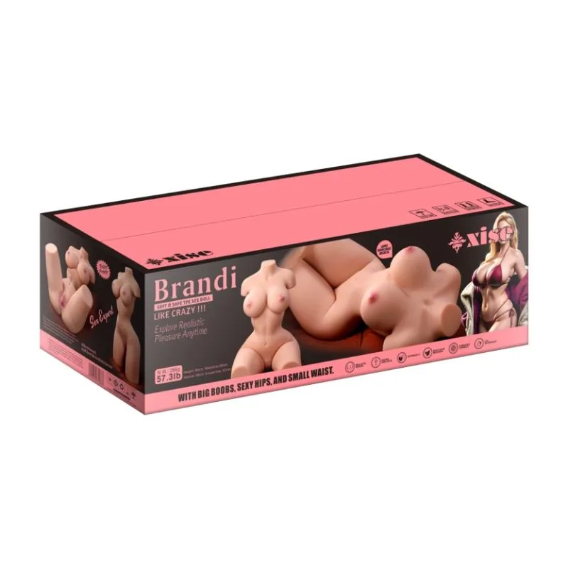 Masturbador Torso com Esqueleto Interno Brandi Xise 26 kg — vista 2 de 11