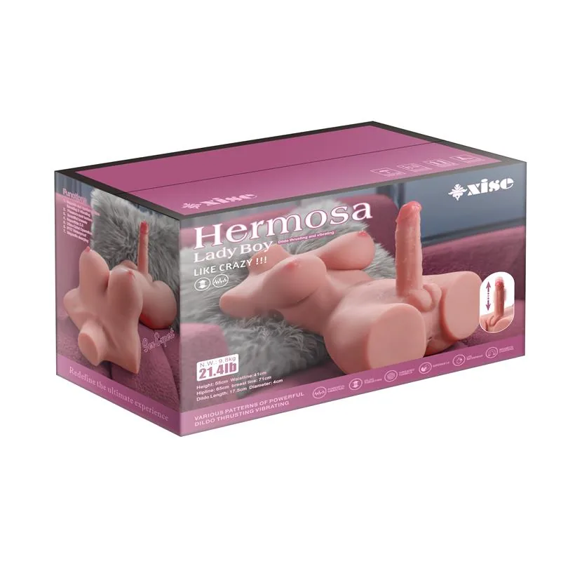 Masturbador Torso com Peito e Pénis Hermosa Xise 9,75 kg — vista 11 de 11