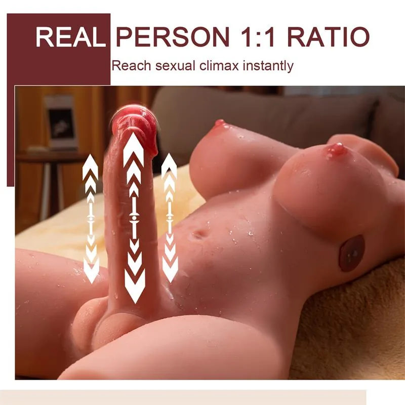 Masturbador Torso com Peito e Pénis Miah Xise 9,8 kg — vista 8 de 11