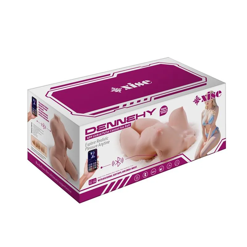 Masturbador Torso com Vibração e App Dennehy Xise 14,2 kg — vista 4 de 12