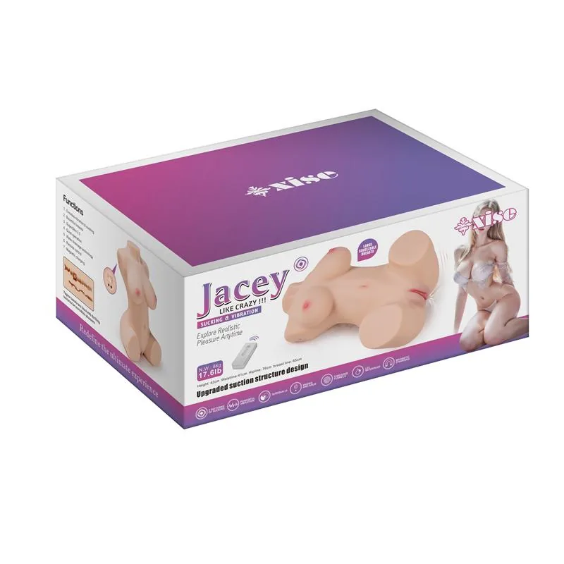 Masturbador Torso com Vibração e Sucção Jacey Xise 8 kg — vista 3 de 11