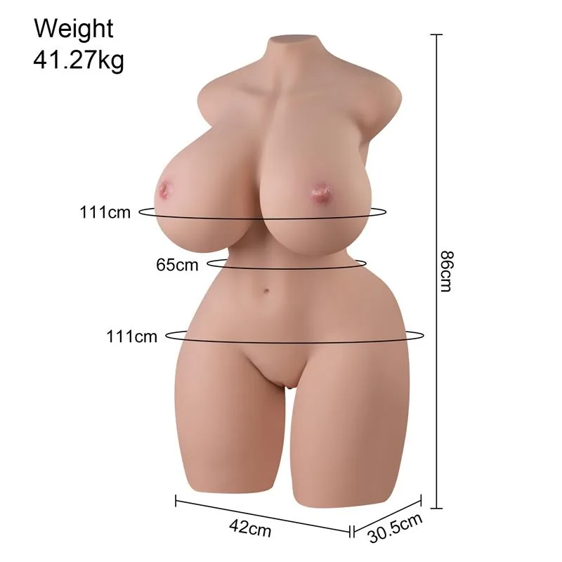 Masturbador Torso Realista com Duplo Orifício Sunny Xise 41,27 kg — vista 11 de 12