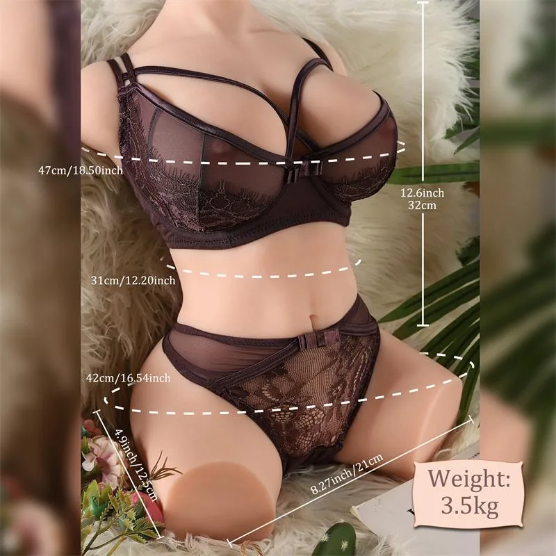 Masturbador Torso Realista Vera Xise 3,25 kg — vista 8 de 9