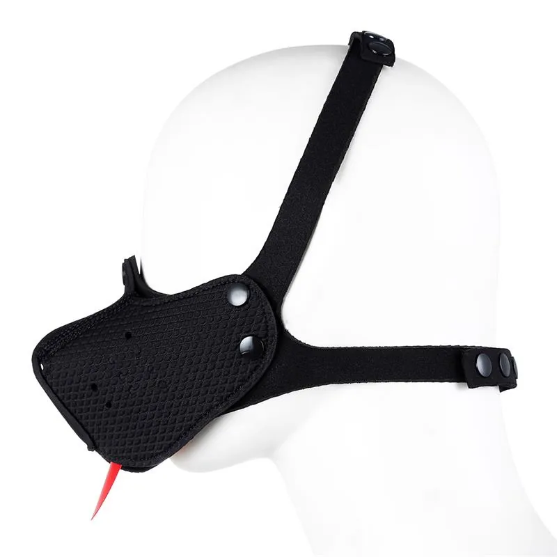 Focinheira de Neoprene Desmontável e Ajustável A-Gusto Preta — vista 3 de 3