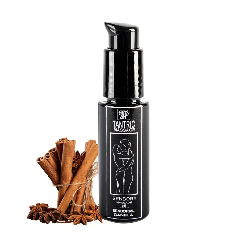 Óleo de Massagem Tântrica Aroma Canela Erosart 30 ml