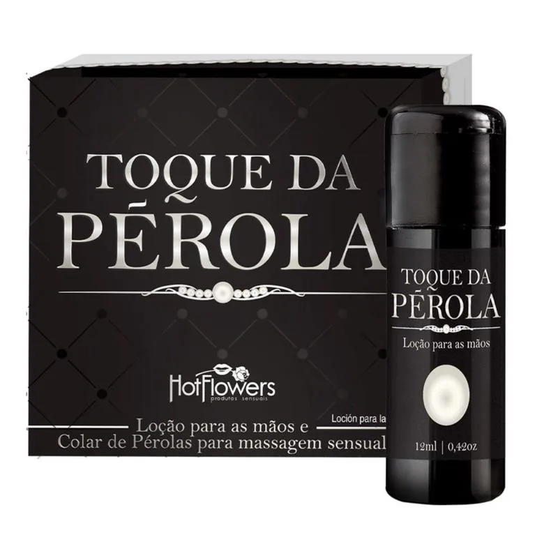 Loção de Massagem com Colar de Pérolas Toque da Pérola Hot Flowers