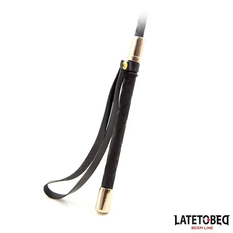 Chicote de Montar LateToBed 45 cm Preto e Dourado — vista 3 de 3