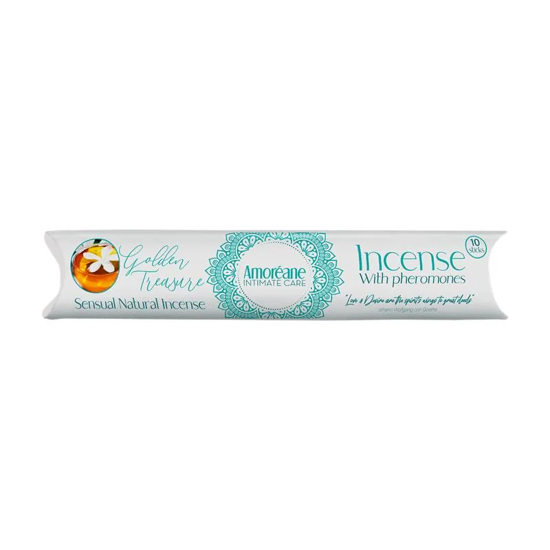 Incenso com Feromonas Golden Treasure Aroma Jasmim Amoreane