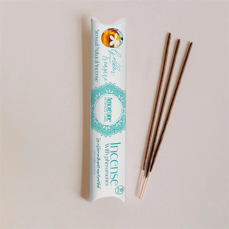 Incenso com Feromonas Golden Treasure Aroma Jasmim Amoreane — vista 2 de 2