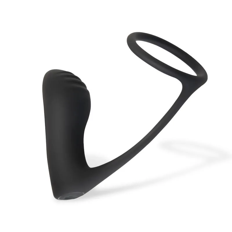 Plug Anal Ammolite com Vibração e Anel para Testículos Afterdark — vista 2 de 4