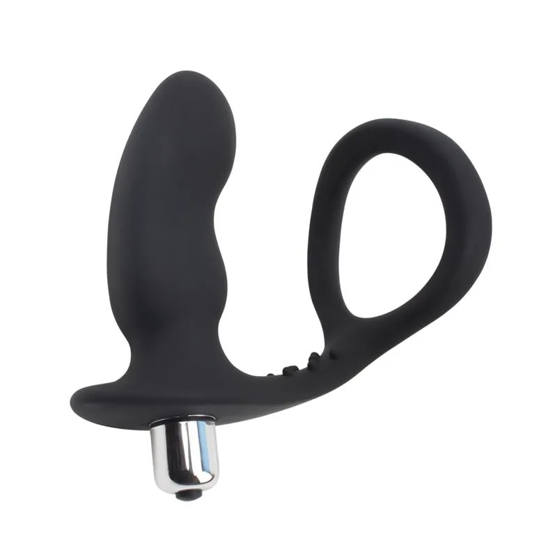 Plug Anal com Anel para o Pénis Preto Chisa — vista 10 de 11