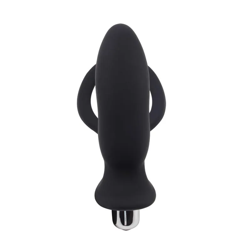 Plug Anal com Anel para o Pénis Preto Chisa — vista 11 de 11