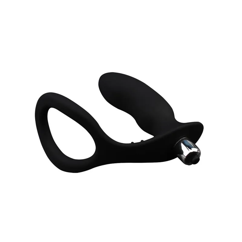 Plug Anal com Anel para o Pénis Preto Chisa — vista 2 de 11