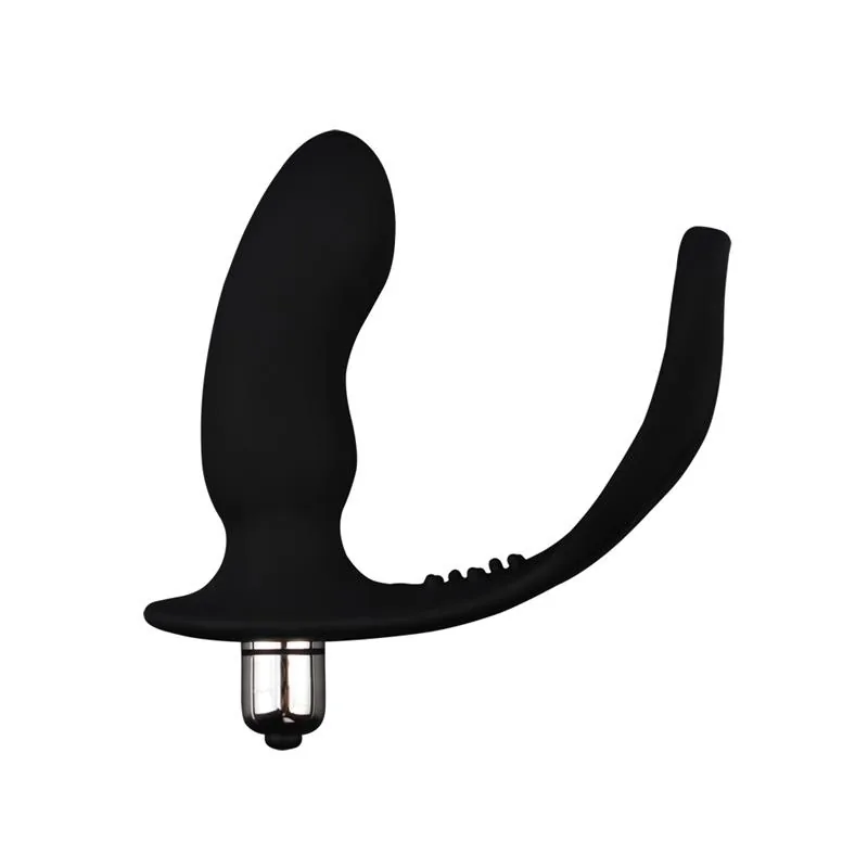 Plug Anal com Anel para o Pénis Preto Chisa — vista 5 de 11