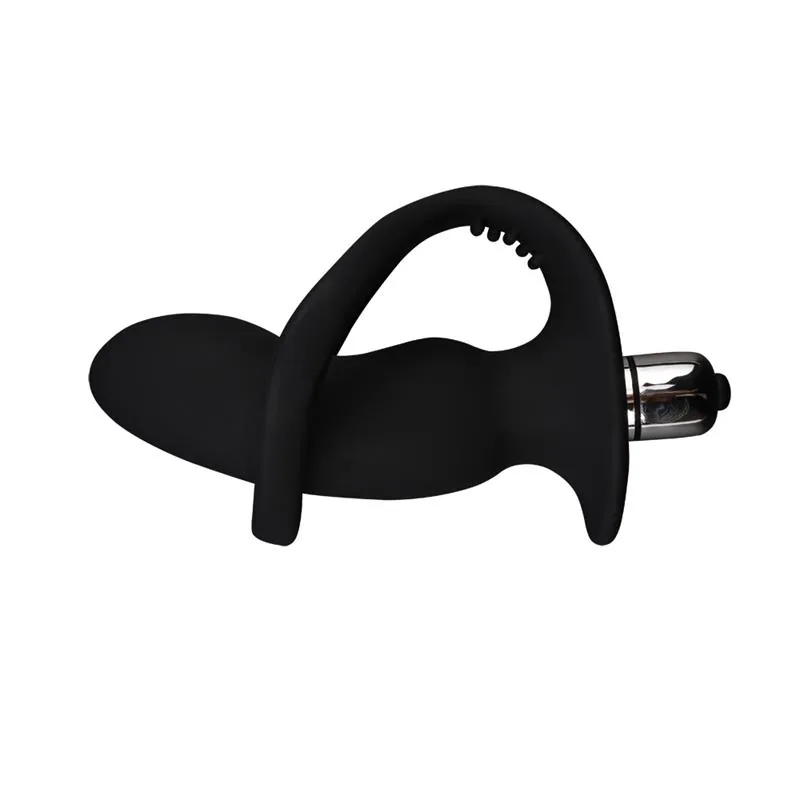 Plug Anal com Anel para o Pénis Preto Chisa — vista 6 de 11
