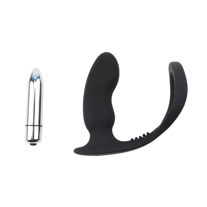 Plug Anal com Anel para o Pénis Preto Chisa — vista 9 de 11