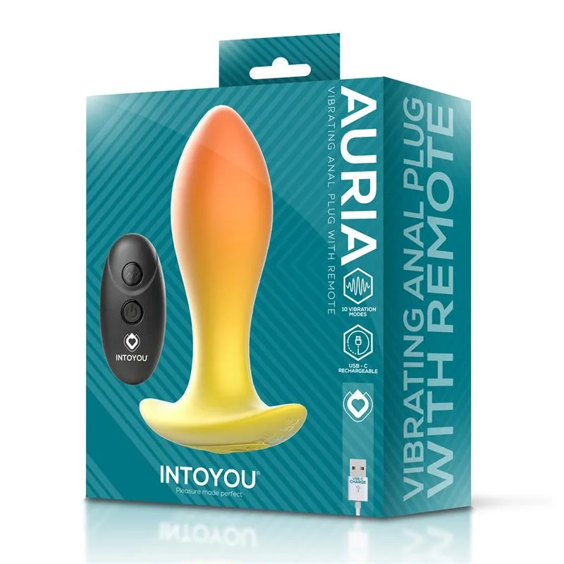 Plug Anal Auria com Vibração e Comando à Distância Intoyou — vista 9 de 9