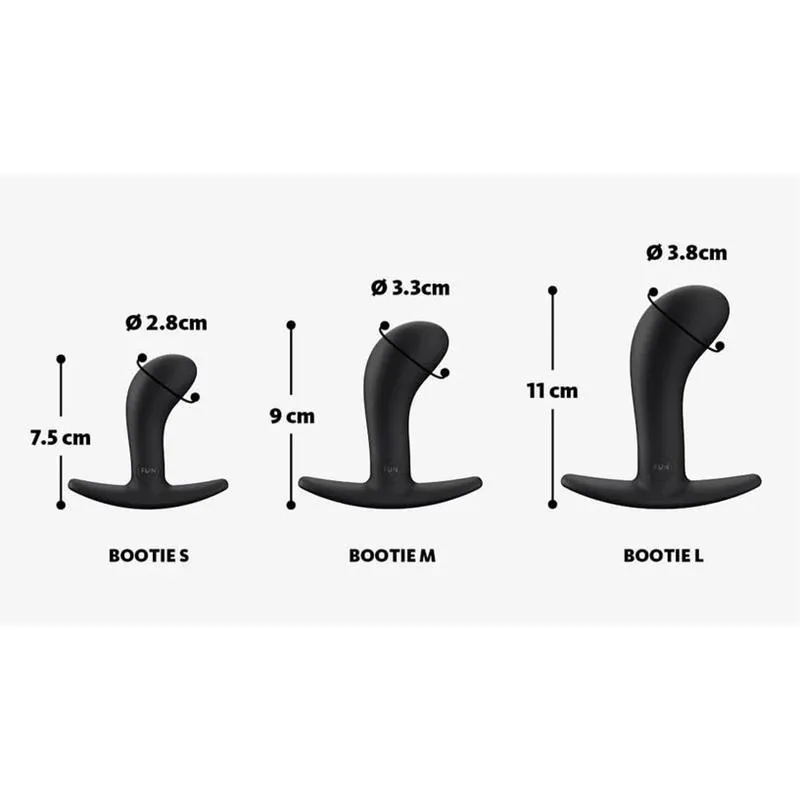 Plug Anal Bootie Preto Fun Factory Tamanho L — vista 4 de 4