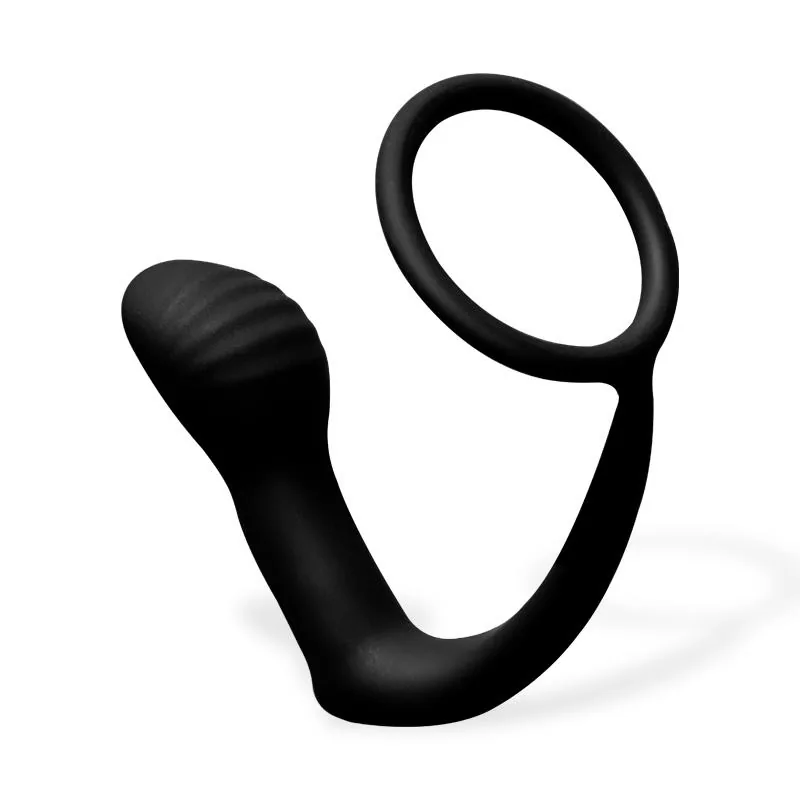 Plug Anal Carnelian com Vibração e Anel para o Pénis Afterdark — vista 2 de 4