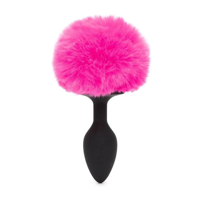 Plug Anal com Cauda Rosa Happy Rabbit Pequeno