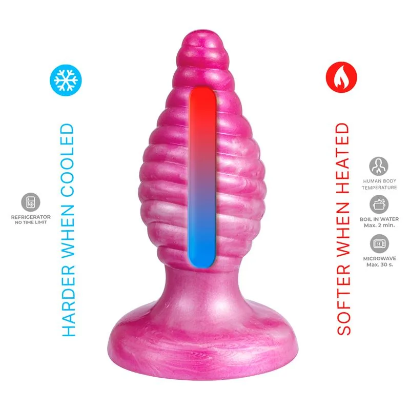 Plug Anal Cherry Fantasy em Silicone Líquido Silexd — vista 3 de 5