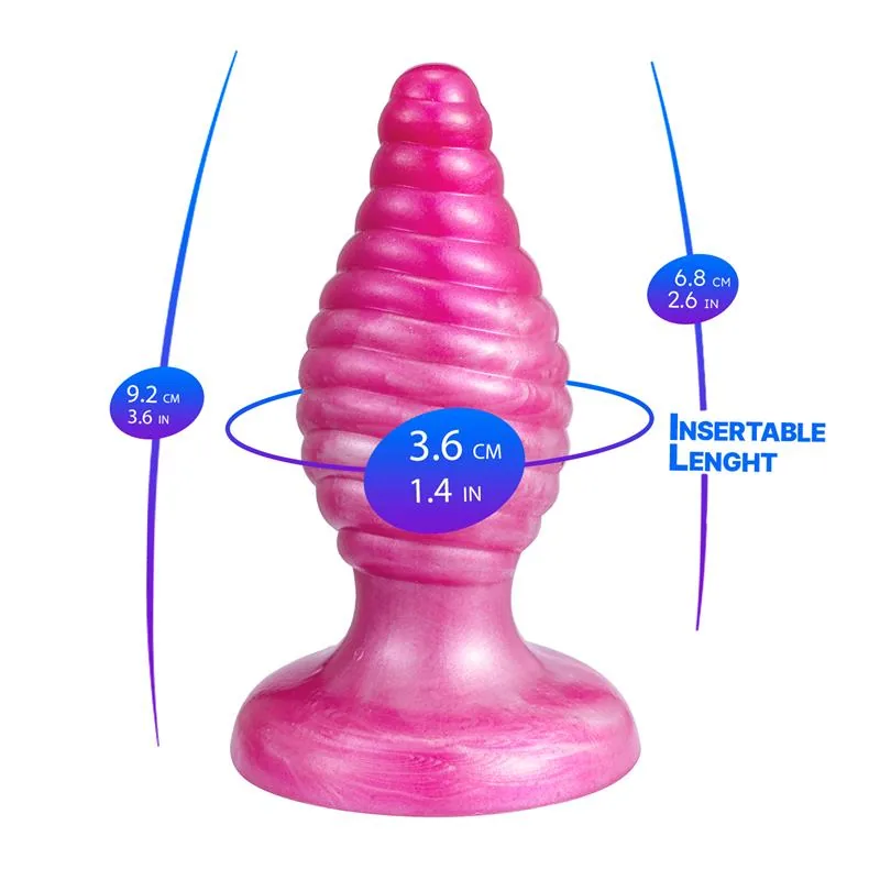 Plug Anal Cherry Fantasy em Silicone Líquido Silexd — vista 4 de 5