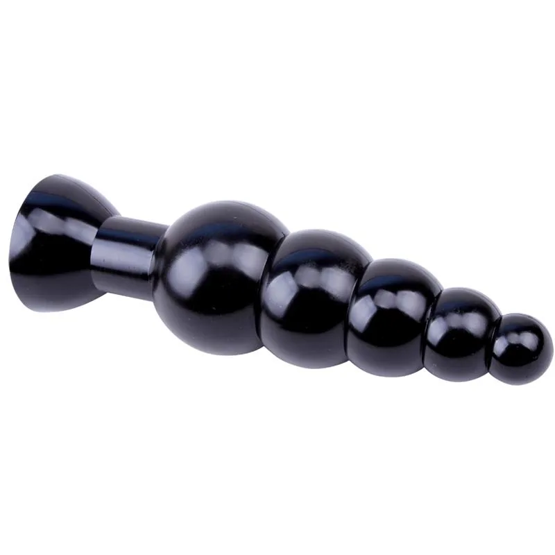 Plug Anal de Cinco Esferas Crescentes Preto — vista 2 de 5