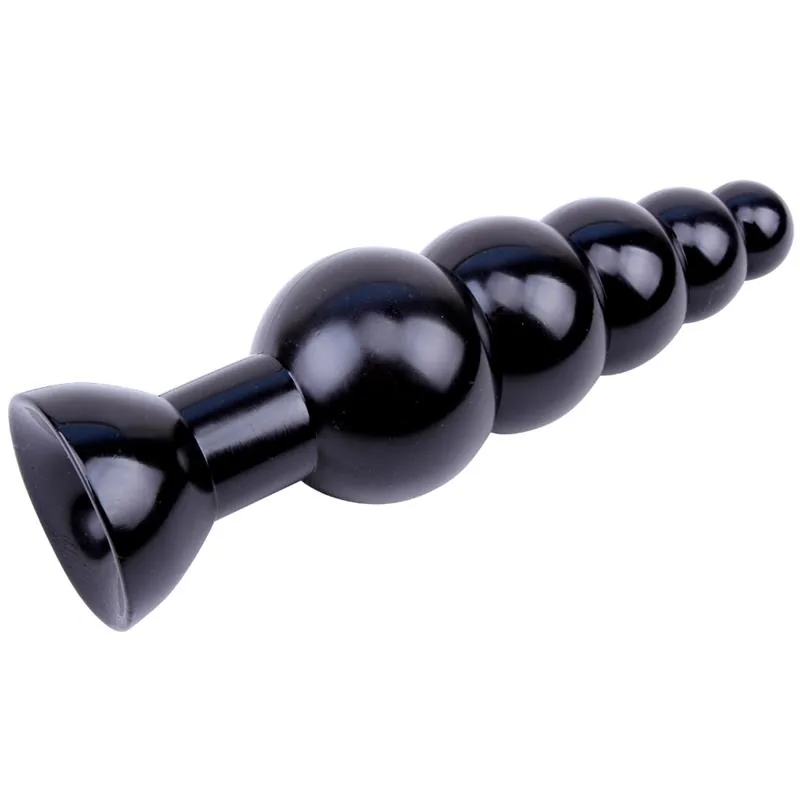 Plug Anal de Cinco Esferas Crescentes Preto — vista 3 de 5