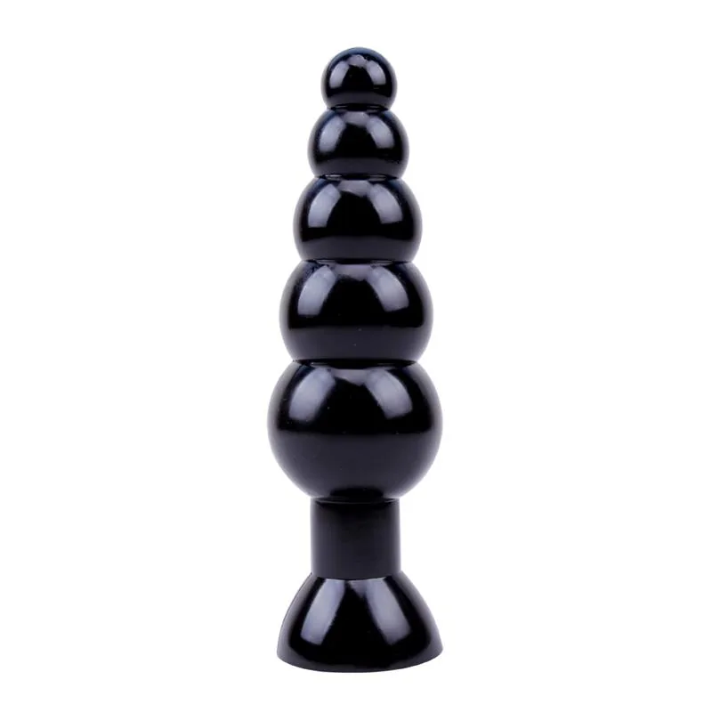 Plug Anal de Cinco Esferas Crescentes Preto — vista 5 de 5