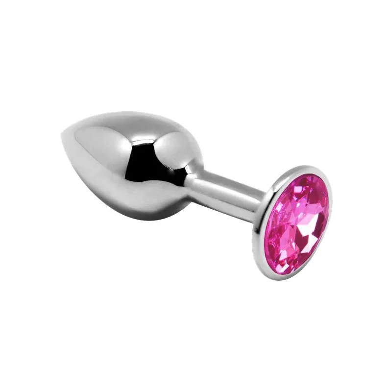 Plug Anal com Joia Rosa Alive Tamanho M