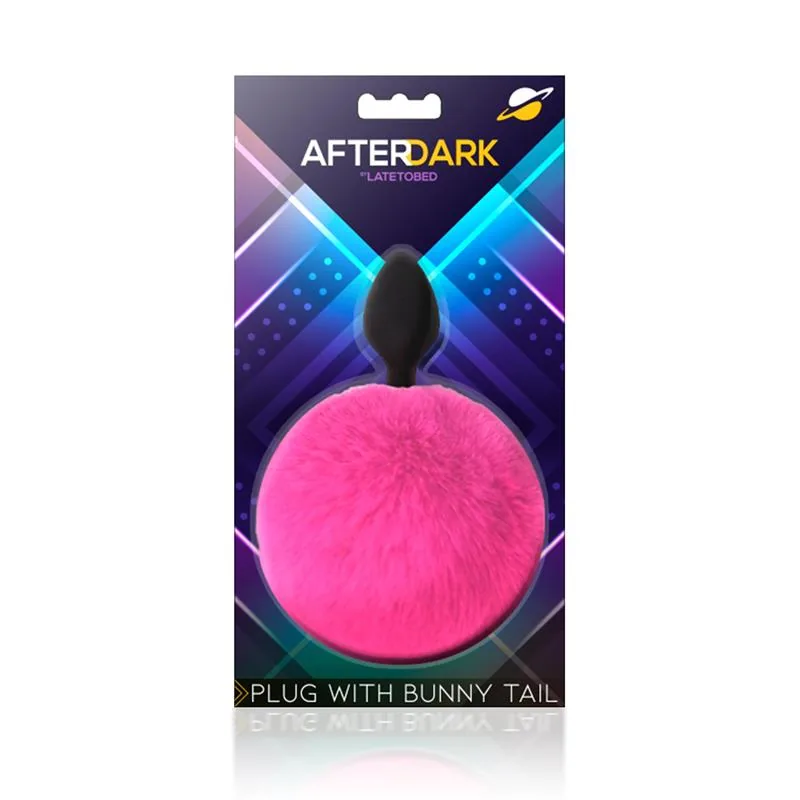 Plug Anal com Pompom Afterdark Rosa Tamanho S — vista 2 de 2