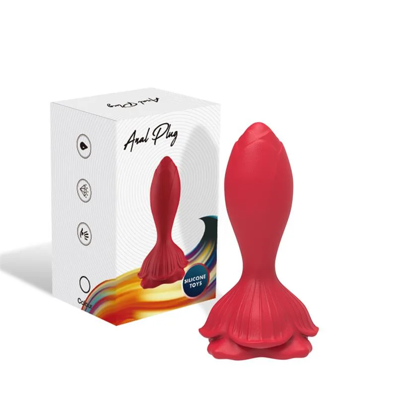 Plug Anal com Vibração Base de Rosa Urban Sky — vista 3 de 11