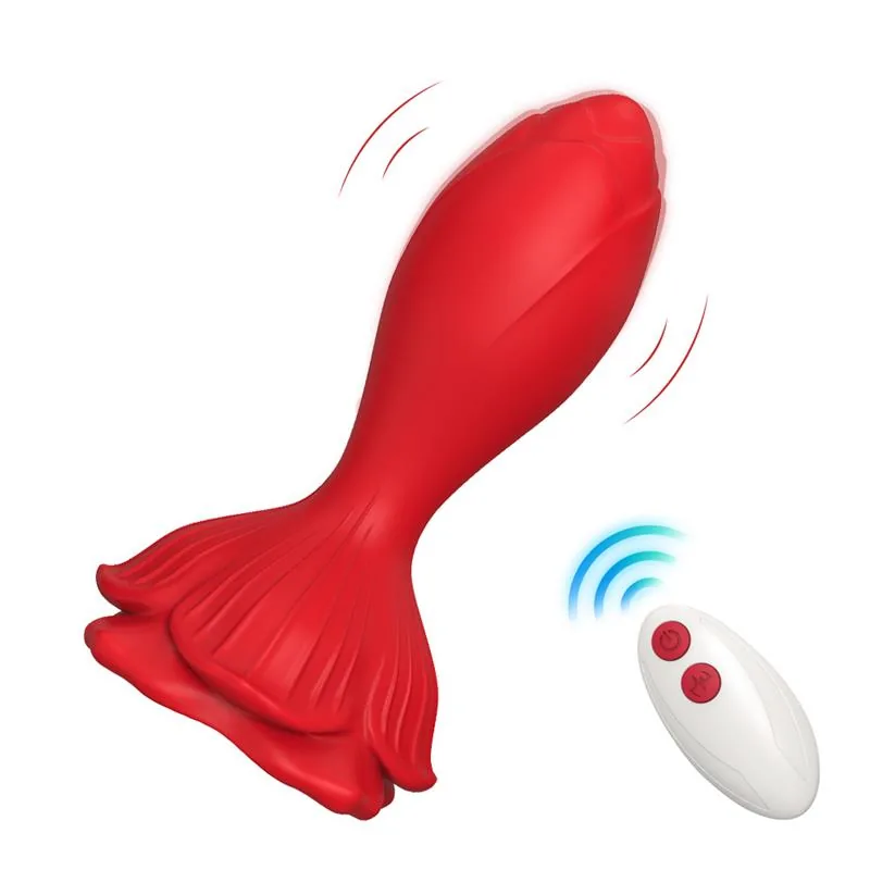 Plug Anal com Vibração Base de Rosa Urban Sky — vista 5 de 11