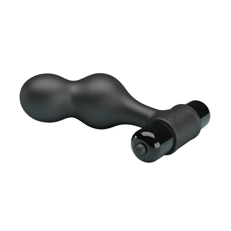 Plug Anal com Vibração e Duplo Bolbo Mr Play — vista 4 de 9