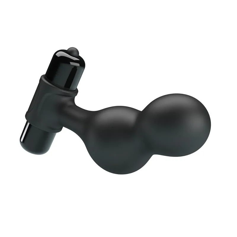Plug Anal com Vibração e Duplo Bolbo Mr Play — vista 5 de 9