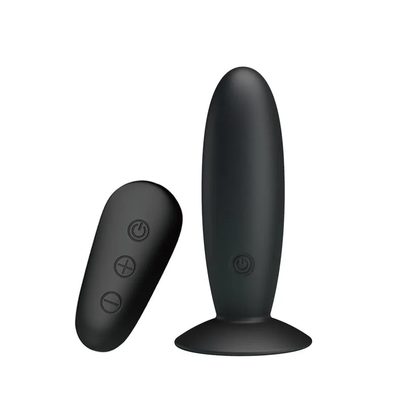 Plug Anal com Vibração e Comando à Distância Mr Play