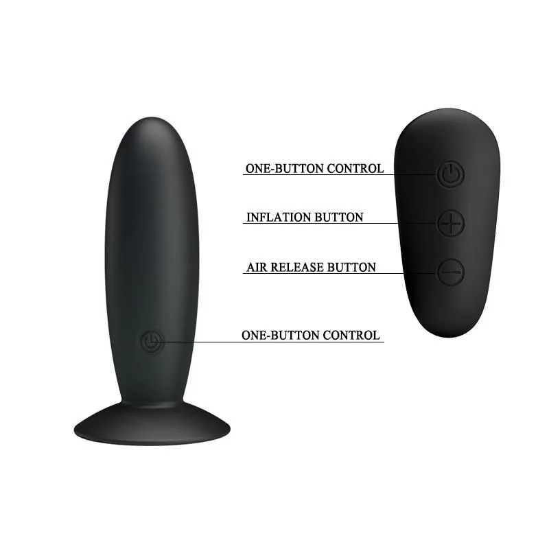 Plug Anal com Vibração e Comando à Distância Mr Play — vista 6 de 9