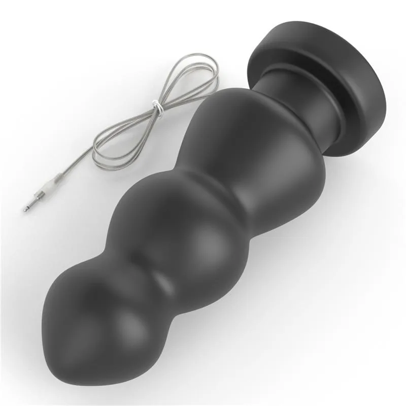 Plug Anal com Vibração King Sized 7.8 — Preto — vista 2 de 3