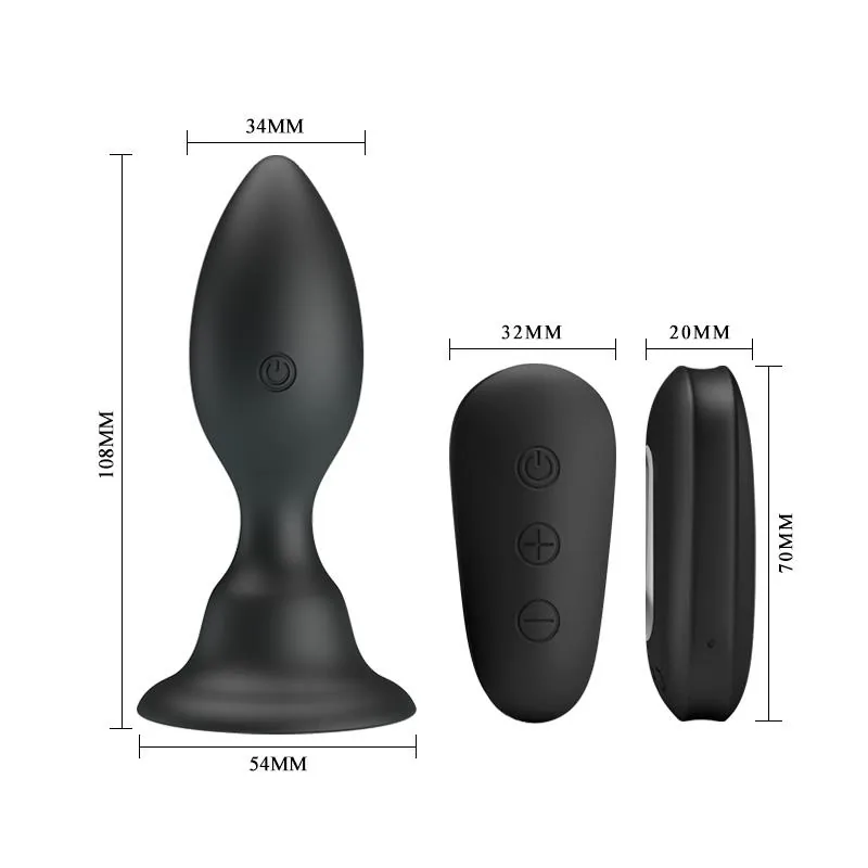 Plug Anal com Vibração Mr Play — vista 8 de 9