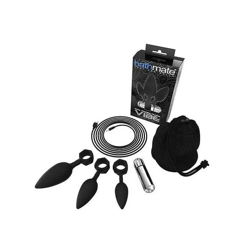 Plug Anal Conjunto de Treino 4 Peças com Vibração Bathmate